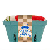 TOMATO BASIL (Tomato, Basil) - Tea Towel Set of 2