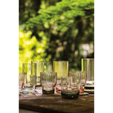 Acrylic Fluted Double Old Fashioned Glass - Blush Pink