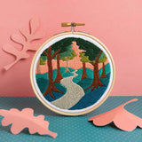 Forest Walk Mini Embroidery Kit | Beginner Craft Kit