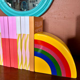 Rainbow Bookends