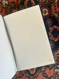 Tiger Linen Journal with Gold Foil Quote | Hand-Illustrated