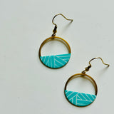 Dear Darlington Crescent Hoop Earrings-Vibe