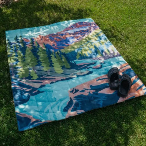 Wildwood Stream Outdoor Blanket