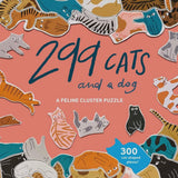 299 Cats (and a Dog) 300-piece cluster puzzle