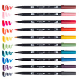 Dual Brush Pen Art Markers 10-Pack, Nineties