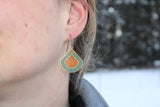 Pinnacle // Stained Glass Resin Earrings