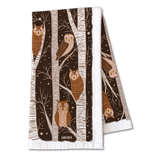 Owl Tea Towel - Owl & Woodland Kitchen Decor