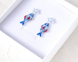 Mediterranean Coastal Fish Dangle Earrings