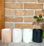 Biophilia: White Marble + Pure Fresh Air Scented Candle