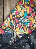 Kitchen Tea Towel Quick Dry | Midnight Mushroom