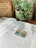 Mini Landscapes // Stained Glass Resin Earrings