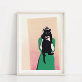 SEEK Vibrant Giclée Art Print by Renée Staeck