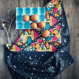 Kitchen Tea Towel Quick Dry | Midnight Mushroom