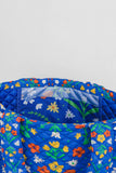 Quilted Tote, Blue Scandinavian Floral