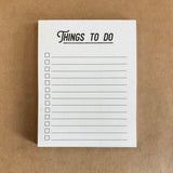 Things To Do Notepad