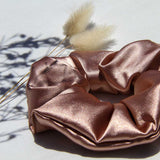 Rose Gold Satin Scrunchie | Handmade Scrunchie