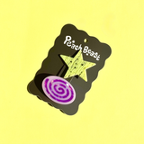 Swirl + Star Hair Clip Set