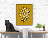 Sunshine Daisies - floral illustration prints