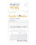 Southern Comfort- Lavender + Lemon Bath Bomb Gift Set