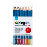 Watercolor Pencils Set - 24 Colors