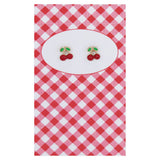Lovely Day for a Picnic Cherry Post Earrings