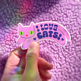 I Love Cats Sticker