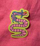 Sticker - Silly Worm