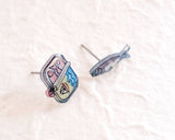 Sardines Canned Fish Marine Earrings