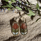 Cloisonné // Stained Glass Resin Earrings