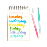 Dual Tone Double Ended Brush Markers (Set of 12 / 24 Colors)