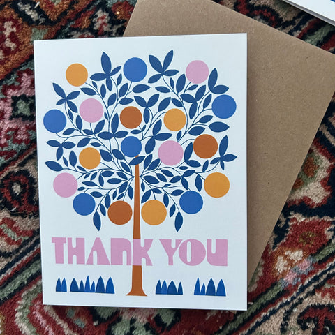 Blooming Tree Thank You Card