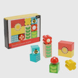 Busy Garden Wooden Blocks