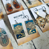 Nouveau // Stained Glass Resin Earrings