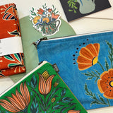 Botanical Zipper Pouch