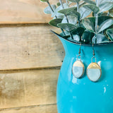 Ceramic Half-Dipped Earrings