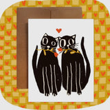 Cats in Love Card