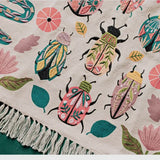 Amulet Embroidered Cotton Dish Towel