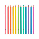Pastel Hues: Soft-Hued Colored Pencils (Set of 12)
