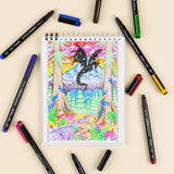 MONO Drawing Pen Colors, 8-Pack