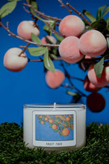 Fruit Tree / Apricot Mini Candle / Latina + Midwest Inspired