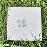 Lost Coast // Stained Glass Resin Earrings