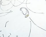 Stick of butter earrings