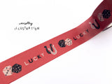 Lucky Dice Horseshoe Decorative Washi Tape