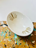 Moonburst Oval Ceramic Dish
