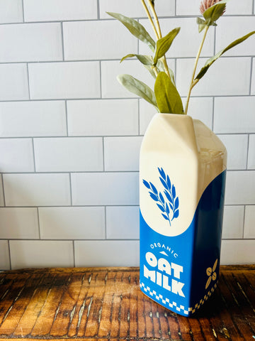 Oat Milk Vase