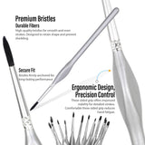 Pintar Fine Detail Brushes for Acrylic, Watercolors & Crafts