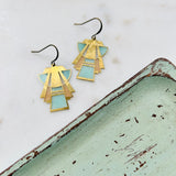 Temple Stained Glass Earrings