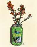 Mexican Logger Beer Can Print