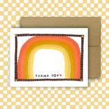 THANK YOU RAINBOW Greeting Card