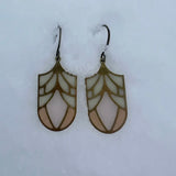 Cocoon Stained Glass Resin Earrings